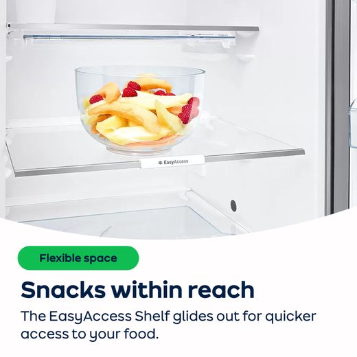 Bosch Series 6 70/30 Fridge Freezer - White - AO Annotation - EasyAccess Shelf